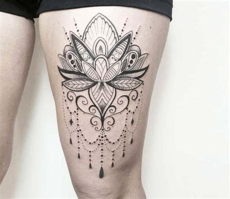 Mandala Flower Tattoo