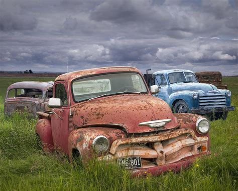 Vintage Auto Junk Yard Randall Nyhof 900×725 Chevy Pickup