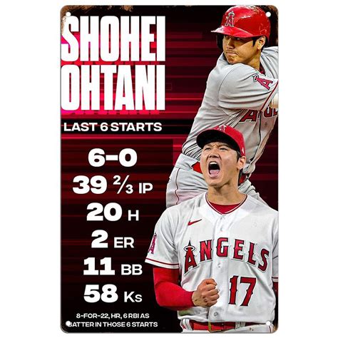 雑貨【大谷翔平】mlb ロサンゼルス・エンゼルス プロ野球選手 メタルプレート ブリキ看板 サビ風あり 6 Metalplate Os S6 World Trade Center