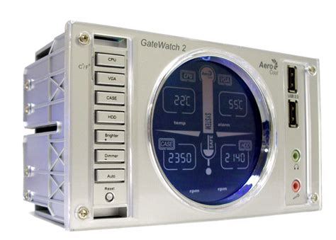 Многофункциональная панель Aerocool GateWatch 2 серебристая для 5.25 ...