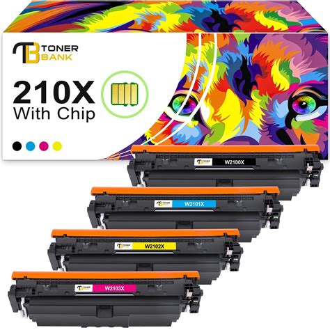 210x Laserjet Toner Cartridge With Chip Compatible For Hp 210a 210x