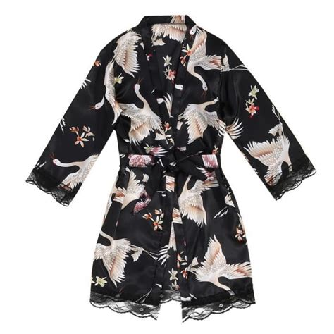 Pyjamas En Satin De Soie Femmes Chemise De Nuit Lingerie Robes Sous V Tements V Tements De Nuit