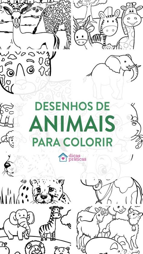 Introduzir Imagem Imprimir Desenhos De Animais Para Colorir Br