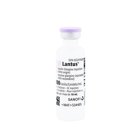 Lantus Insulin Glargine 100iuml 3ml Vial Centralvetshop