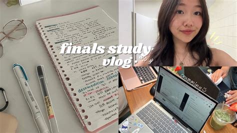 Finals Week Vlog Cramming Library Sessions Late Nights