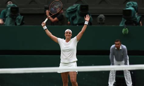 Ons Jabeur Jugar La Final De Wimbledon Ante Vondrousova