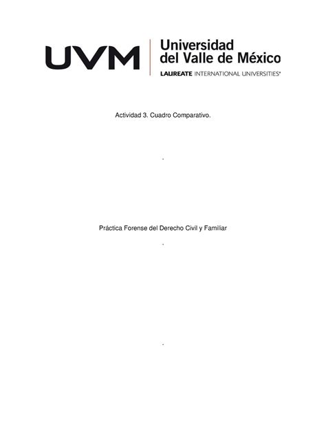 A3 PFCF lo que dice Actividad 3 Cuadro Comparativo Práctica