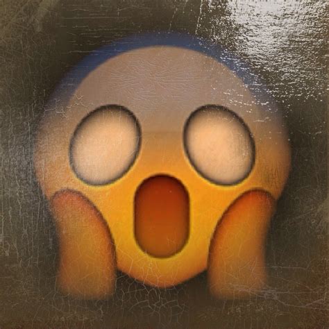 The Emoji Scream As A Digital Oli Painting Emoji Characters Emoji