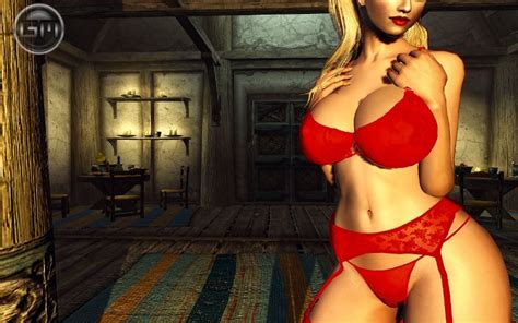 Дамское бельё Lingerie Set for CBBE Body w HDT w BodySlide Броня I Одежда CBBE UNP HDT