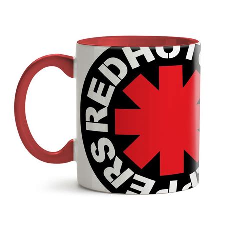 Caneca Red Hot Chili Peppers Logo Em Promo O Na Americanas