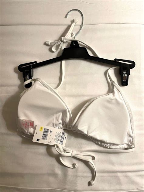 Islander Women S Triangle String Bikini Swim Top White Women S Fashion Swimwear Bikinis