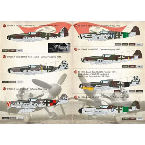 Messerschmitt Bf K Model Kits Collection Overview