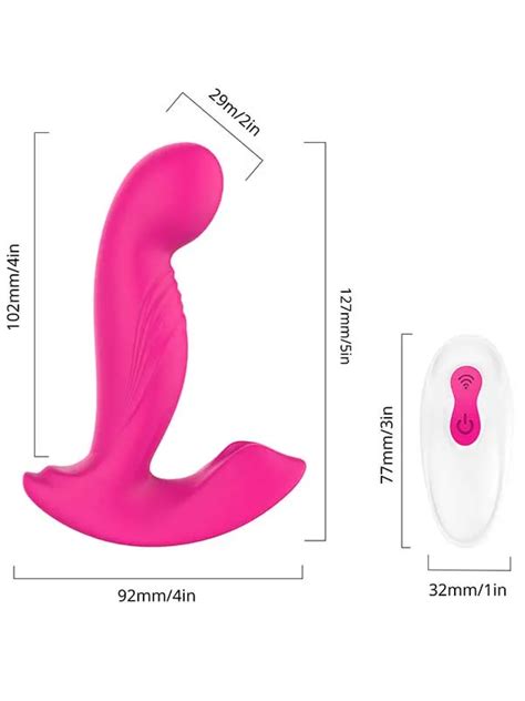 Prog Giyilebilir Şarjlı Uzaktan Kumandalı Döner Başlı Klitoris Uyarıcılı Anal Vibratör
