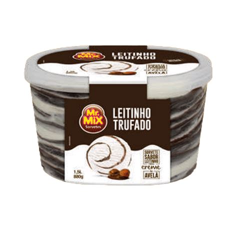 Sorvete Mr Mix Leitinho Trufado 1 5l Supermercados Pague Menos