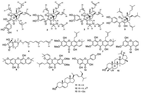 Molecules Free Full Text Constituents Of The Stem Bark Of Symphonia