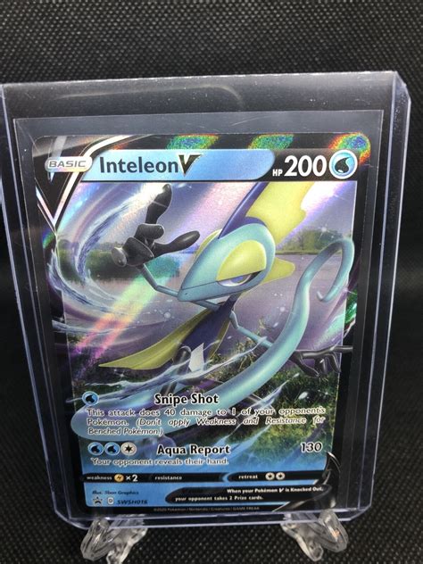 Mavin Inteleon V SWSH016 Pokémon TCG Black Star Promo Full Art Ultra