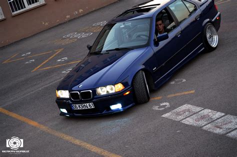 Dark Blue Bmw E36 Sedan On Bbs Rs Wheels Bmw E36 Culture Album