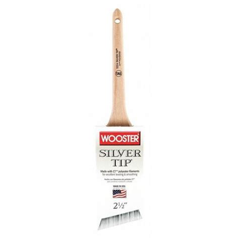 Wooster Silver Tip 2 12 In W Thin Angle Paint Brush