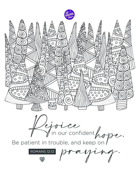 Bible Memory Verse Coloring Page Romans Allmomdoes