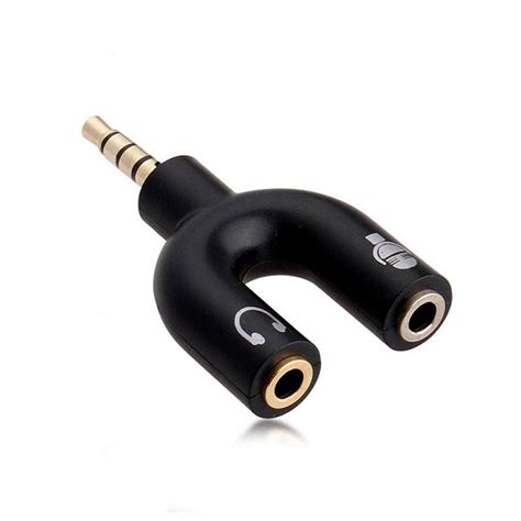 Pro Gamer 35mm Jack Headphone Mic Audio Y Splitter 1 Male To 2 Female Shop Today Get It