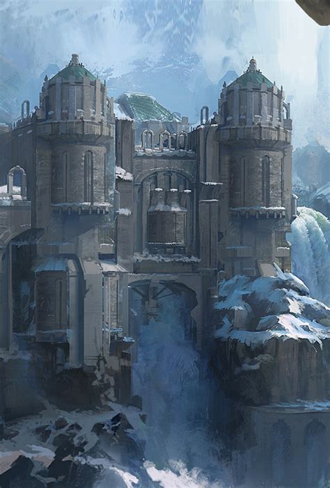 Fantasy Art Watch — Ice Castle by Mu Yu-jiang