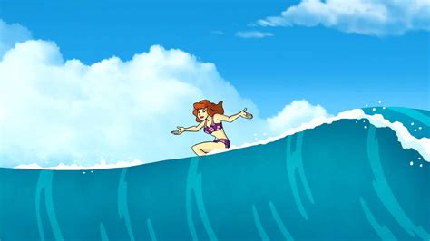 Daphne Blake Surfing In Aloha Scooby Doo 40 By Steamanddieselman On