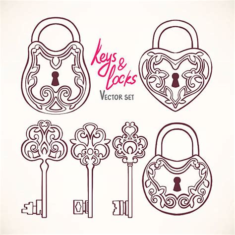 Vintage Keyhole Illustrations Royalty Free Vector Graphics And Clip Art