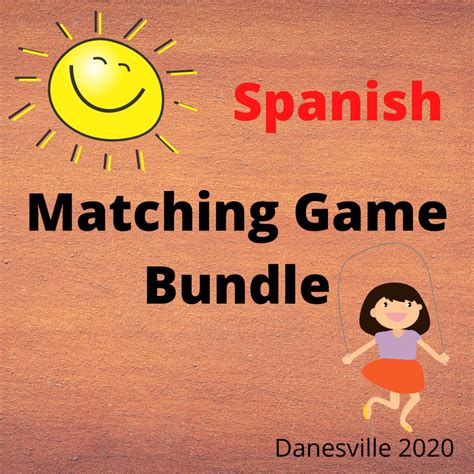 Matching Game Bundle (SPANISH) | Made By Teachers