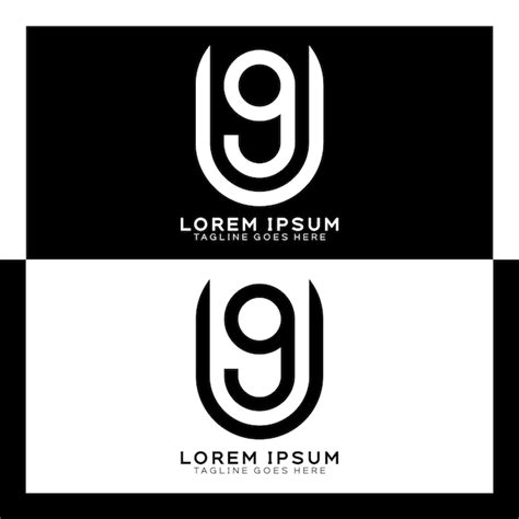 Premium Vector Ug Initial Letter Logo Alphabet U And G Pattern Design