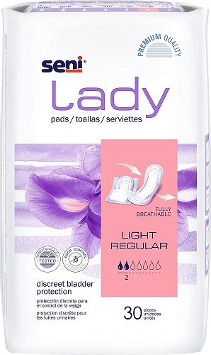 Seni Lady Bladder Control Pads All Absorbency Levels Vitality Medical