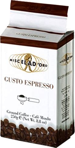 Miscela D Oro Gusto Espresso Ground Coffee Oz Brick From St In