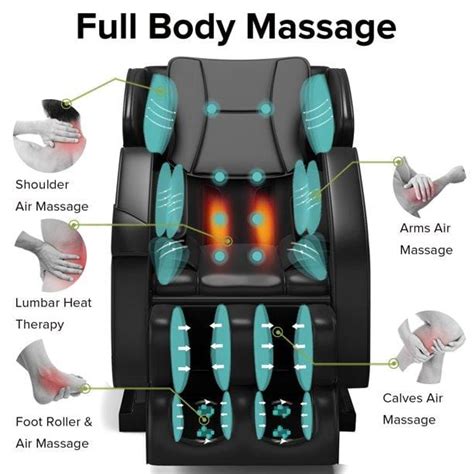 Real Relax® Mm350 Affordablezero Gravity Home Massage Chair Recliner Full Body Air Pressure