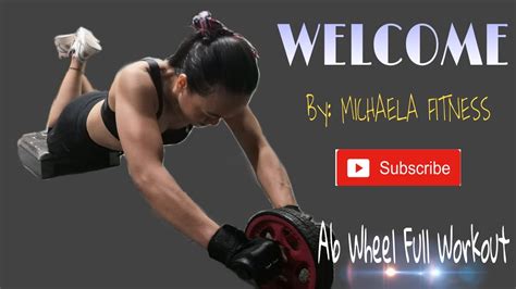 Ab Wheel Full Workout By Michaela Fitness Youtube