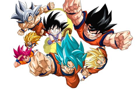 Son Goku Evolution Render Website By Maxiuchiha22 On DeviantArt