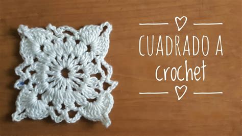 Como Hacer Motivo Cuadrado A Crochet Granny Square Crochet Youtube