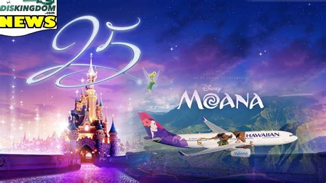 Disneyland Paris 25th Anniversary Details Moana Hawaiian Airplane