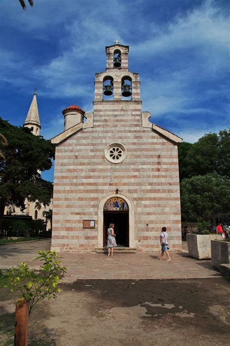 Budva Montenegro May The Vintage Church In Budva Montenegro