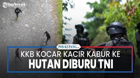 KKB Papua Kocar Kacir Kabur Ke Hutan Diburu TNI Sejumlah Barang