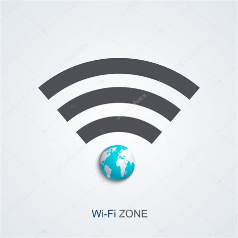 Vector Moderno Wifi Zona Icono Vector De Stock Por Trambo 50524717