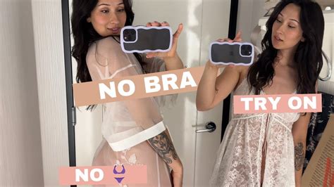 4K SEE THROUGH LINGERIE TRY ON HAUL RastaVideos
