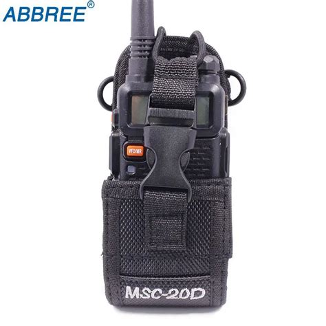 Walkie Talkie Bag Holster Msc 20d Nylon Carry Case For Kenwood Portable