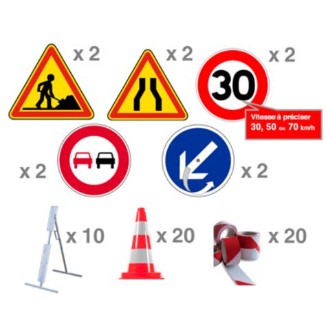 Pack Signalisation Temporaire De Chantiers