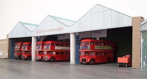 Walthamstow Bus Garage In 176 Scale An Overal View Of The Flickr