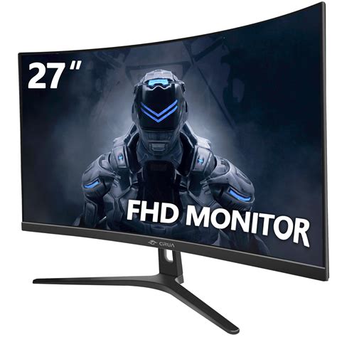 CRUA 27 inch144Hz/165Hz Curved Gaming Monitor - FHD 1080P, 1800R ...