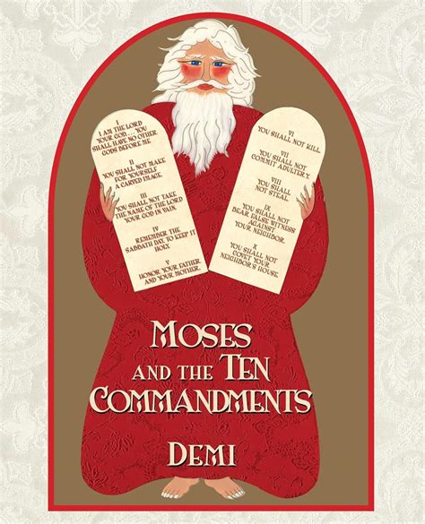 Moses and the Ten Commandments: Demi: 9781957670096: Amazon.com: Books