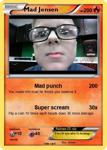 Pok Mon Mad Jensen Mad Punch My Pokemon Card