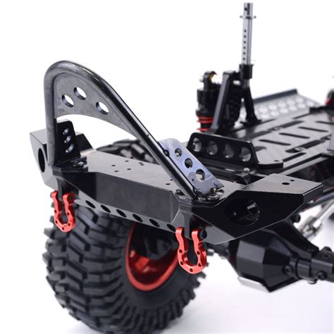 Full Metal Aluminum Carbon 1 10 4WD For AXIAL SCX10 RC Car Crawler