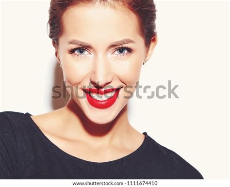 Beautiful Happy Cute Sexy Brunette Woman Stock Photo 1111674410 Shutterstock