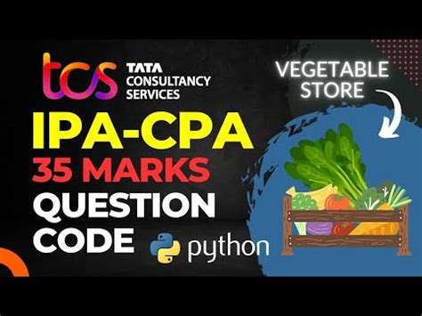 Tcs Xplore Ipa Cpa Python Marks Question Step By Step Solution