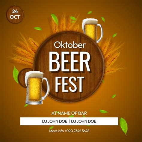 Copy Of Oktober Beer Fest Flyer Postermywall